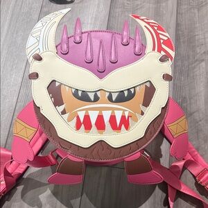 Loungefly Pink and Cream Moana Backpack